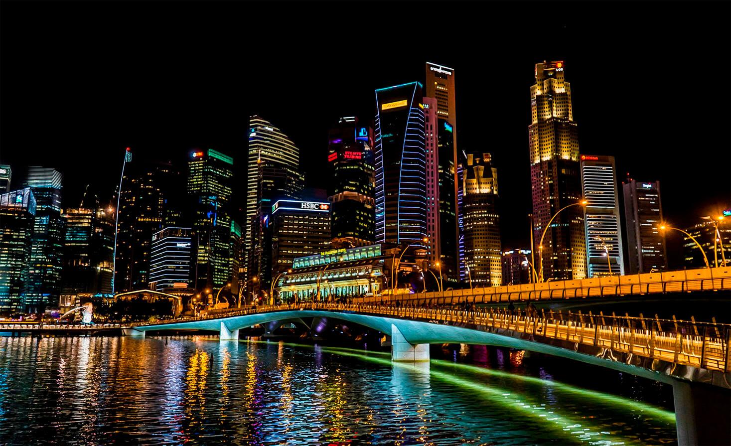 Paveikslėlis Naktinis Singapūras 2