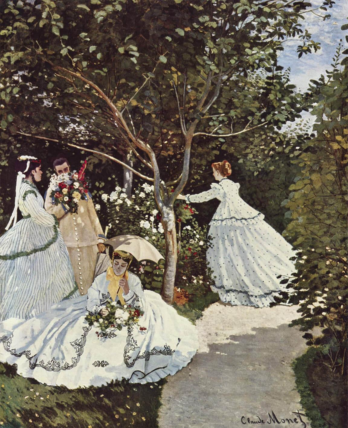 Picture Claude Monet - Women in the Garden 2