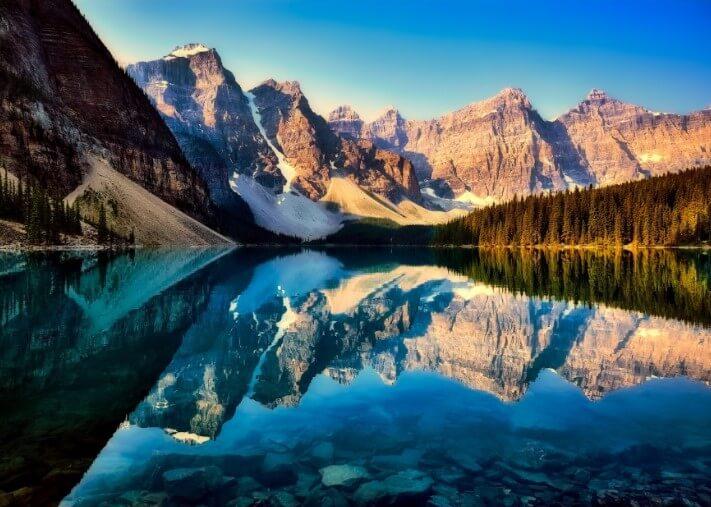 Picture Photo painting on canvas - Banff National Park 3