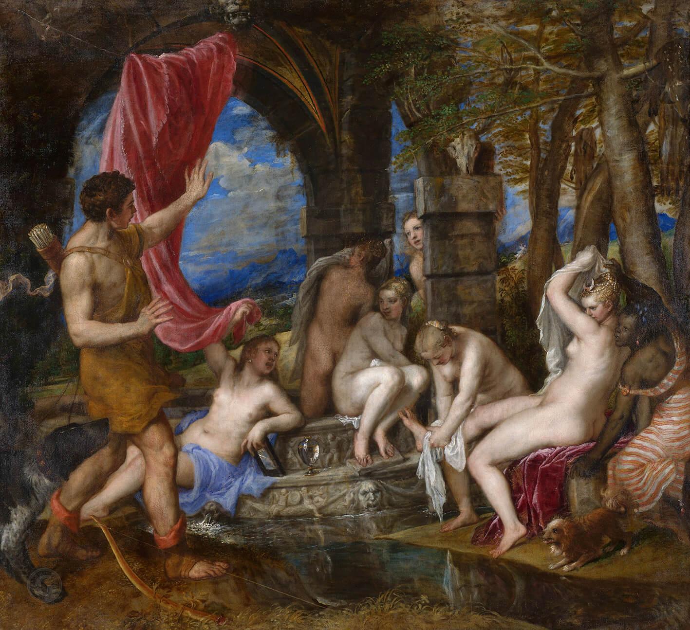 Picture Titian - Diana and Actaeon 5