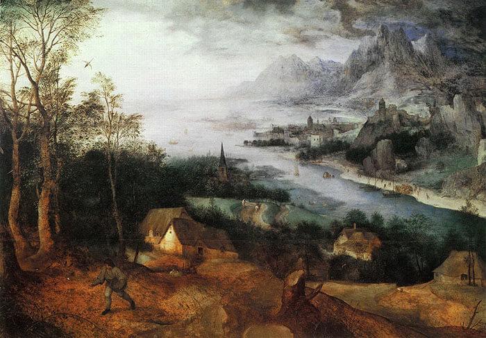 Bild Reproduktionen - Das Gleichnis vom Sämann von Pieter Brueghel 3