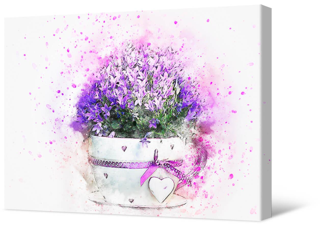 Picture Watercolor bouquet of flowers