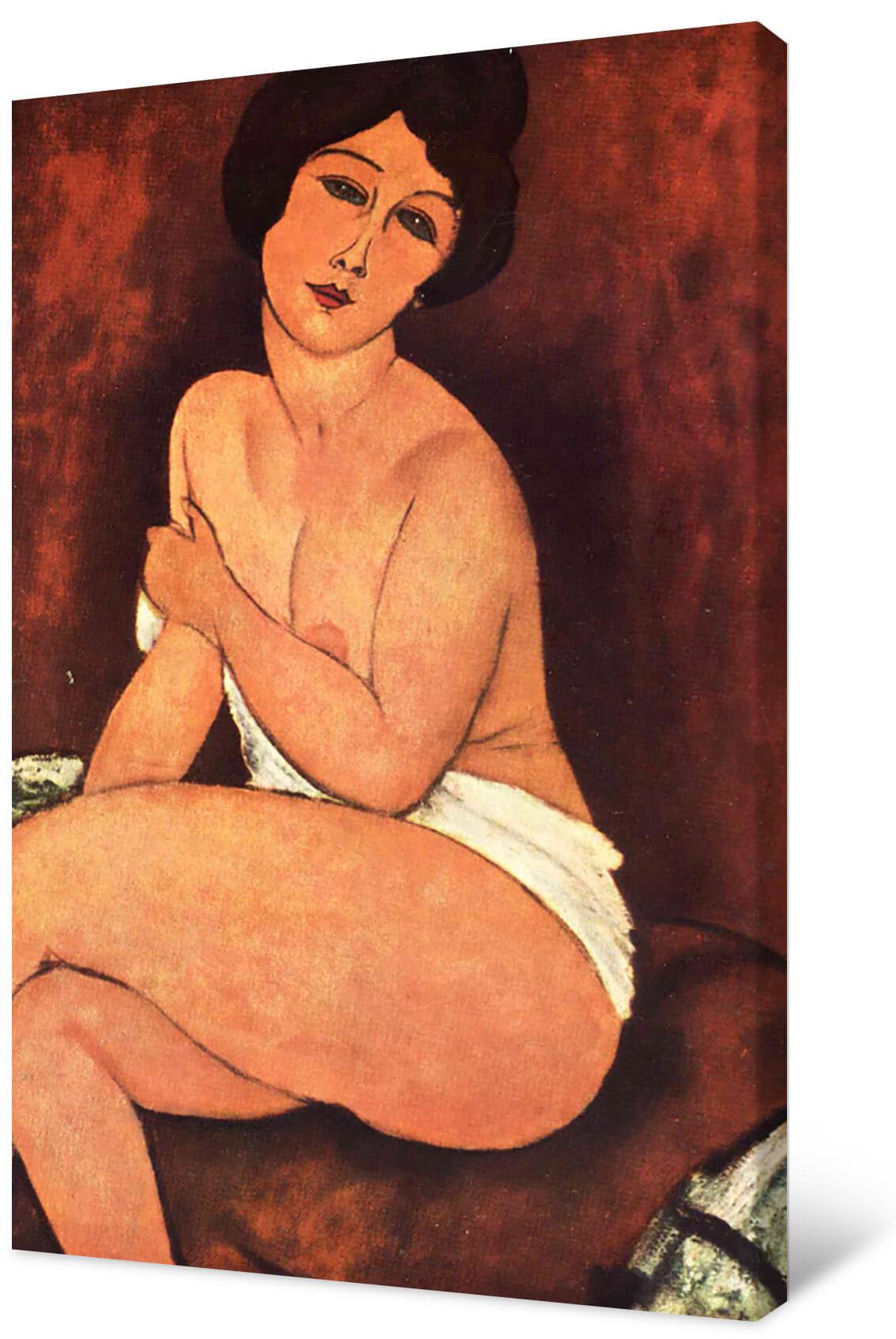 Paveikslėlis Amedeo Modigliani – Sėdi nuogas