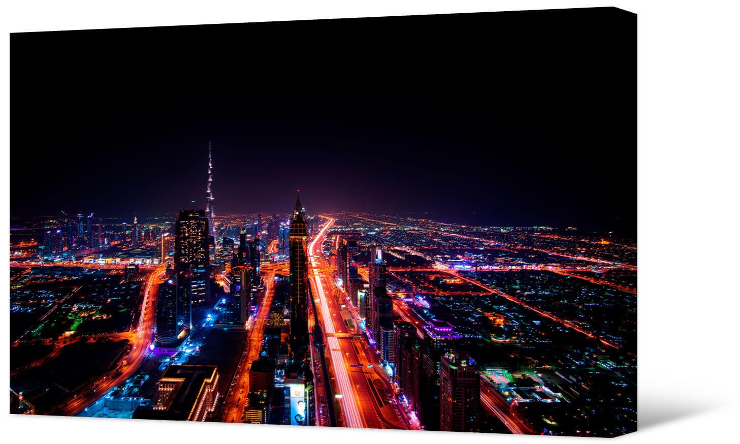 Bild Nachtansicht von Dubai