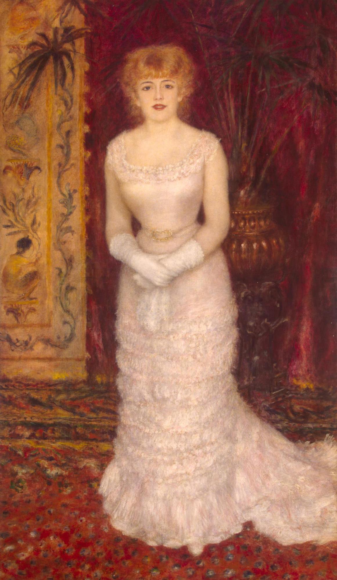 Obrazek Pierre Auguste Renoir - Portret aktorki Jeanne Samary 2