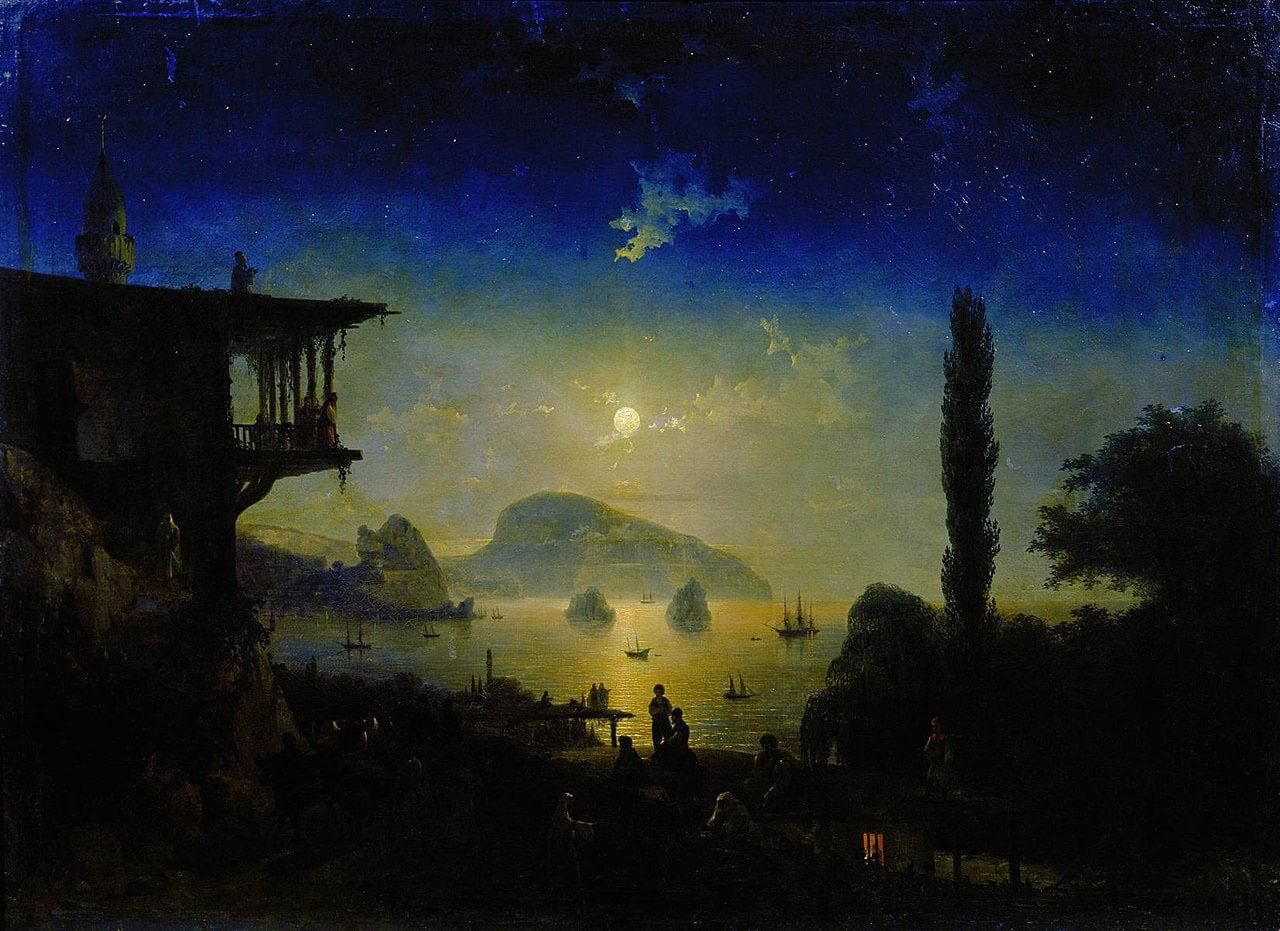 Picture Moonlit night in Crimea Aivazovsky 2