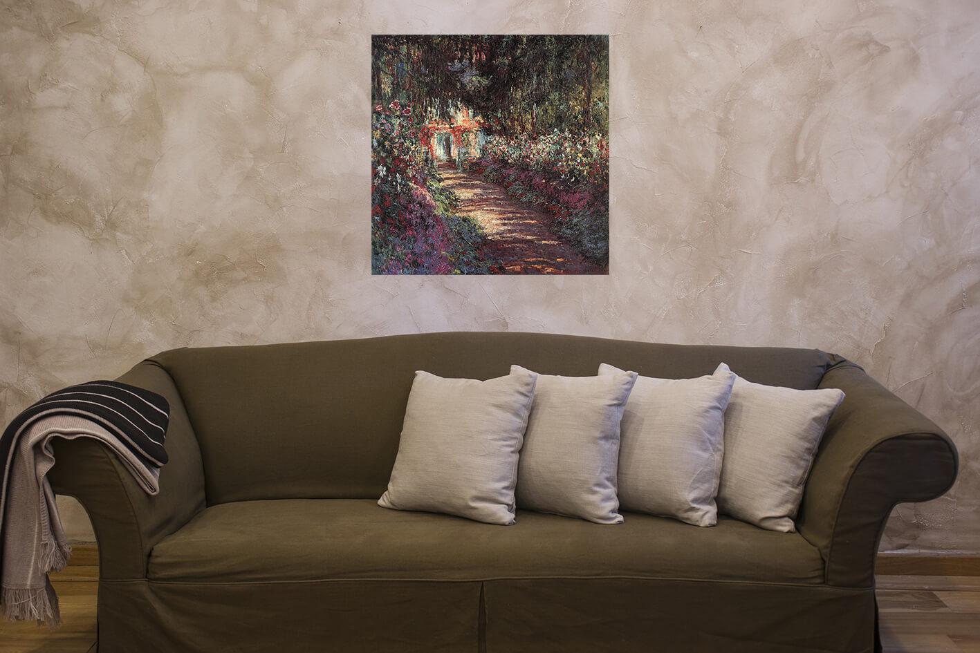 Bild Claude Monet Garten in voller Blüte 3