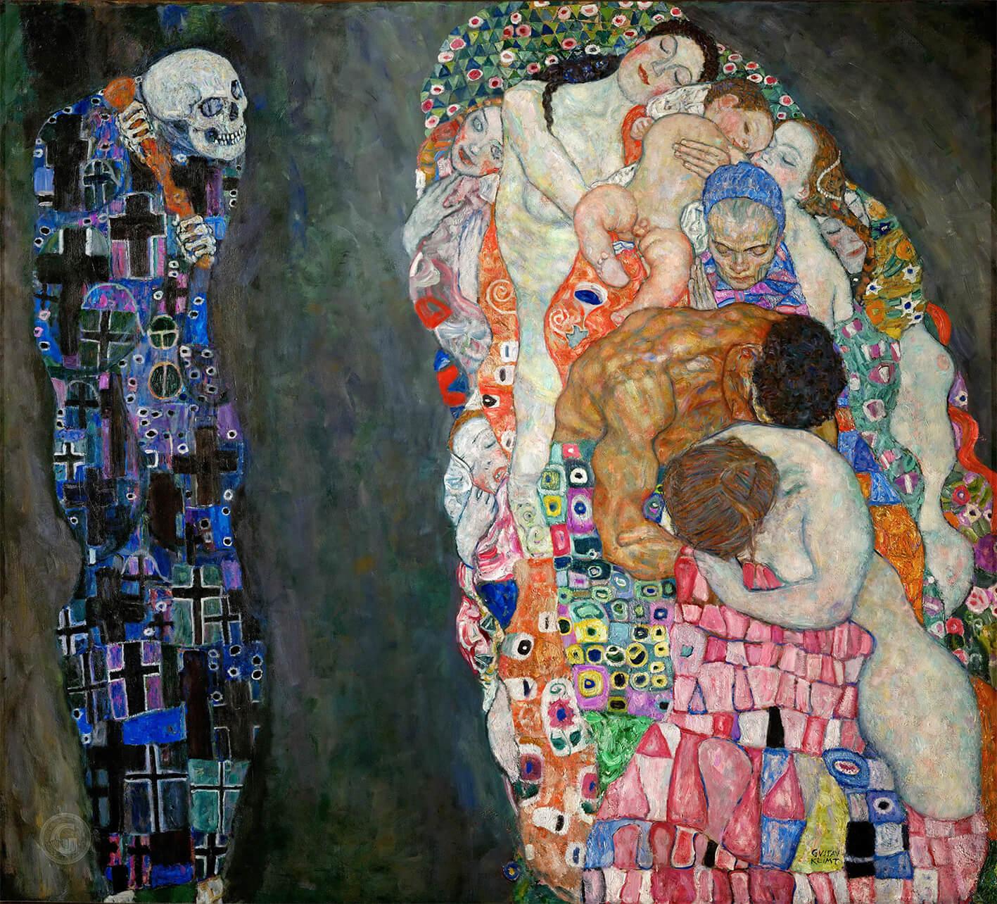 Картинка Густав Климт - Смерть и жизнь 2