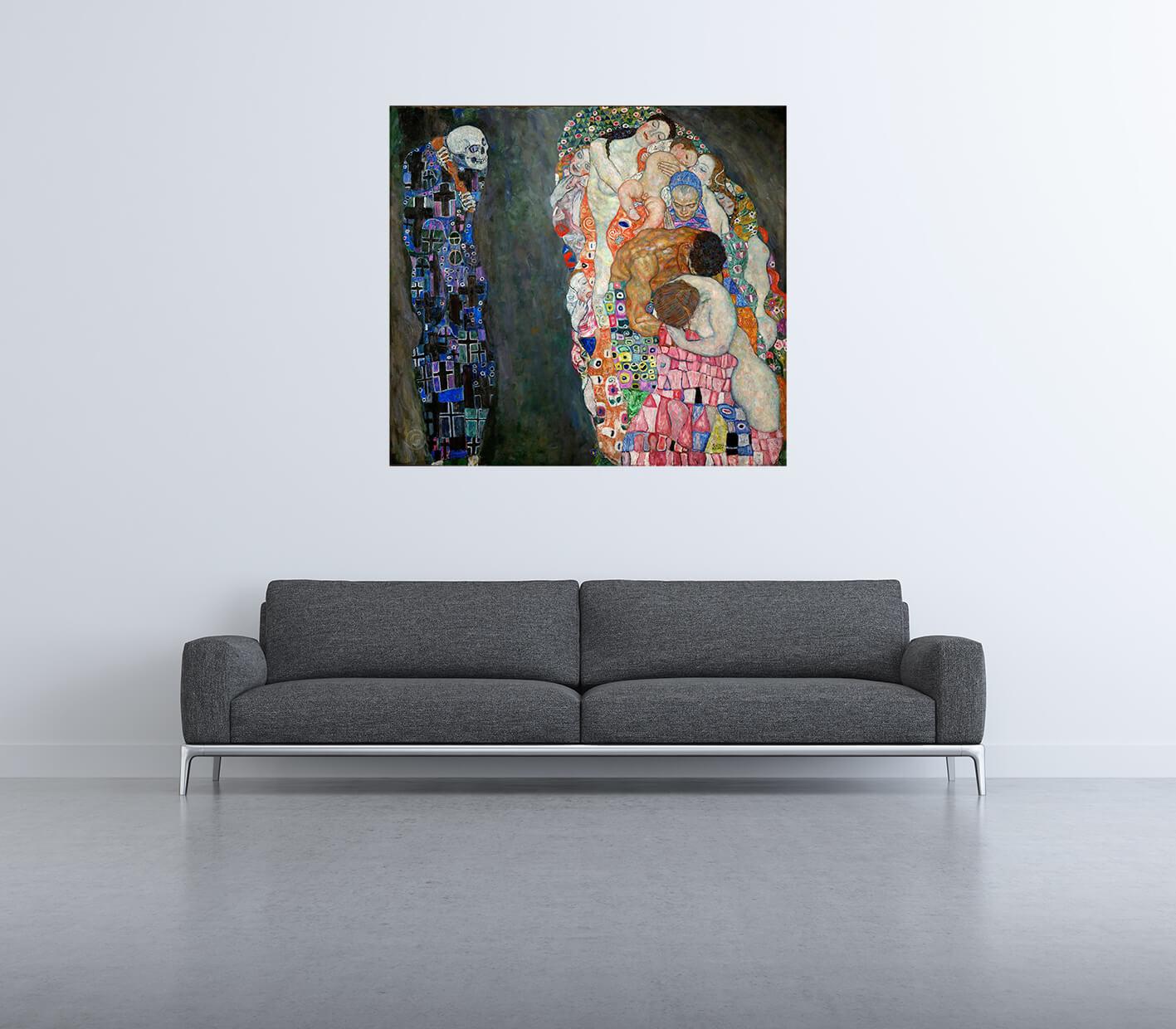 Bilde Gustavs Klimts - Nāve un dzīvība 3