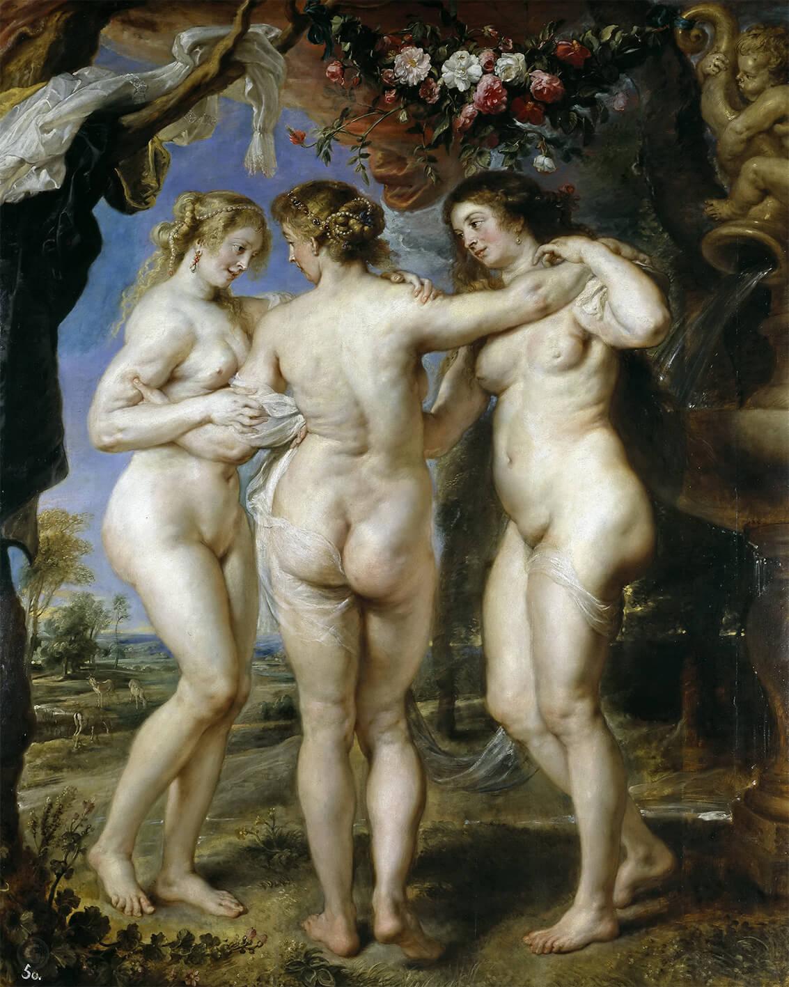 Paveikslėlis Peteris Paulas Rubensas – Trys malonės 2