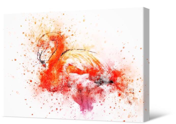 Картинка Акварельный фламинго