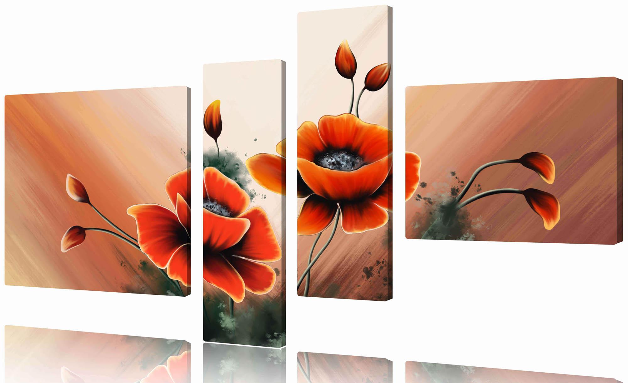 Picture Modular picture - poppies bloom