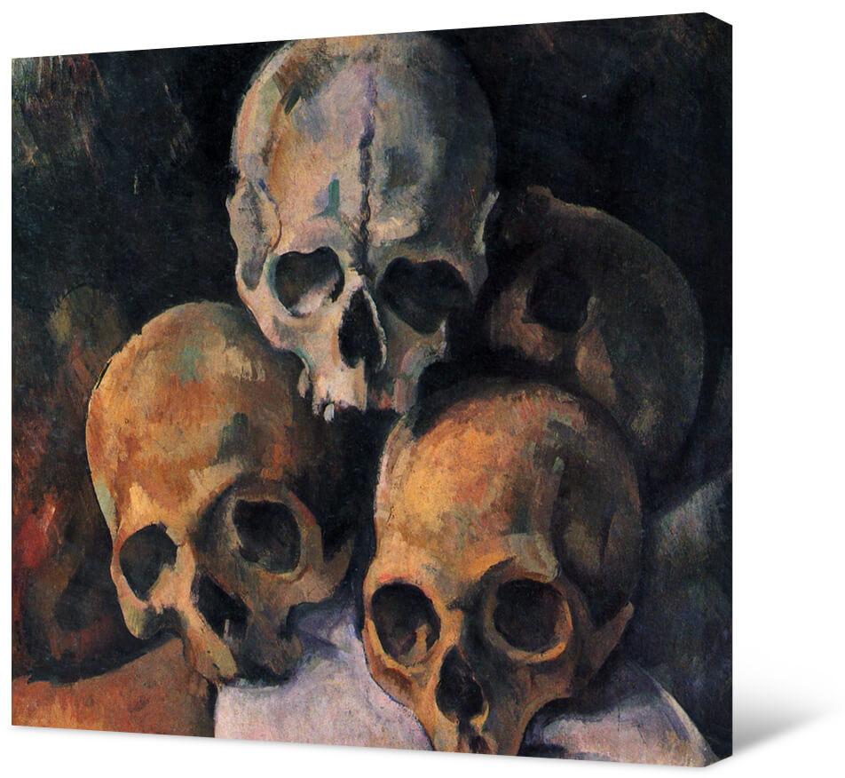 Картинка Поль Сезанн - Натюрморт с черепами