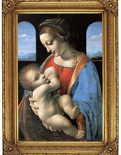 Bild Reproduktion - Madonna mit Kind 4