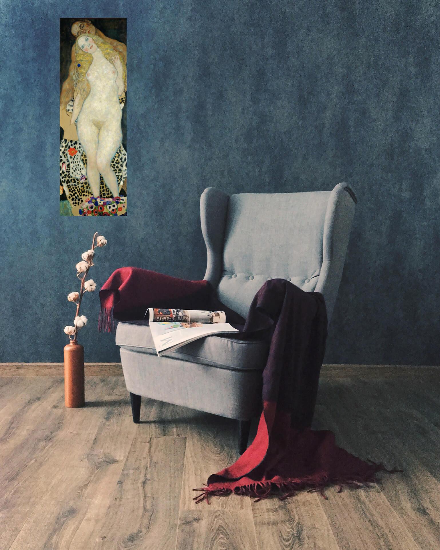 Bilde Gustavs Klimts - Ādams un Ieva 3