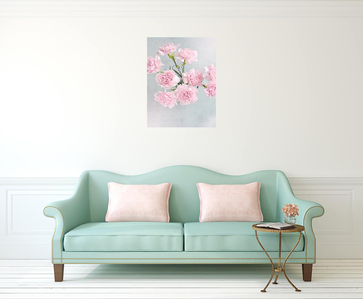Bild Blumenstrauß aus rosa Nelken 3