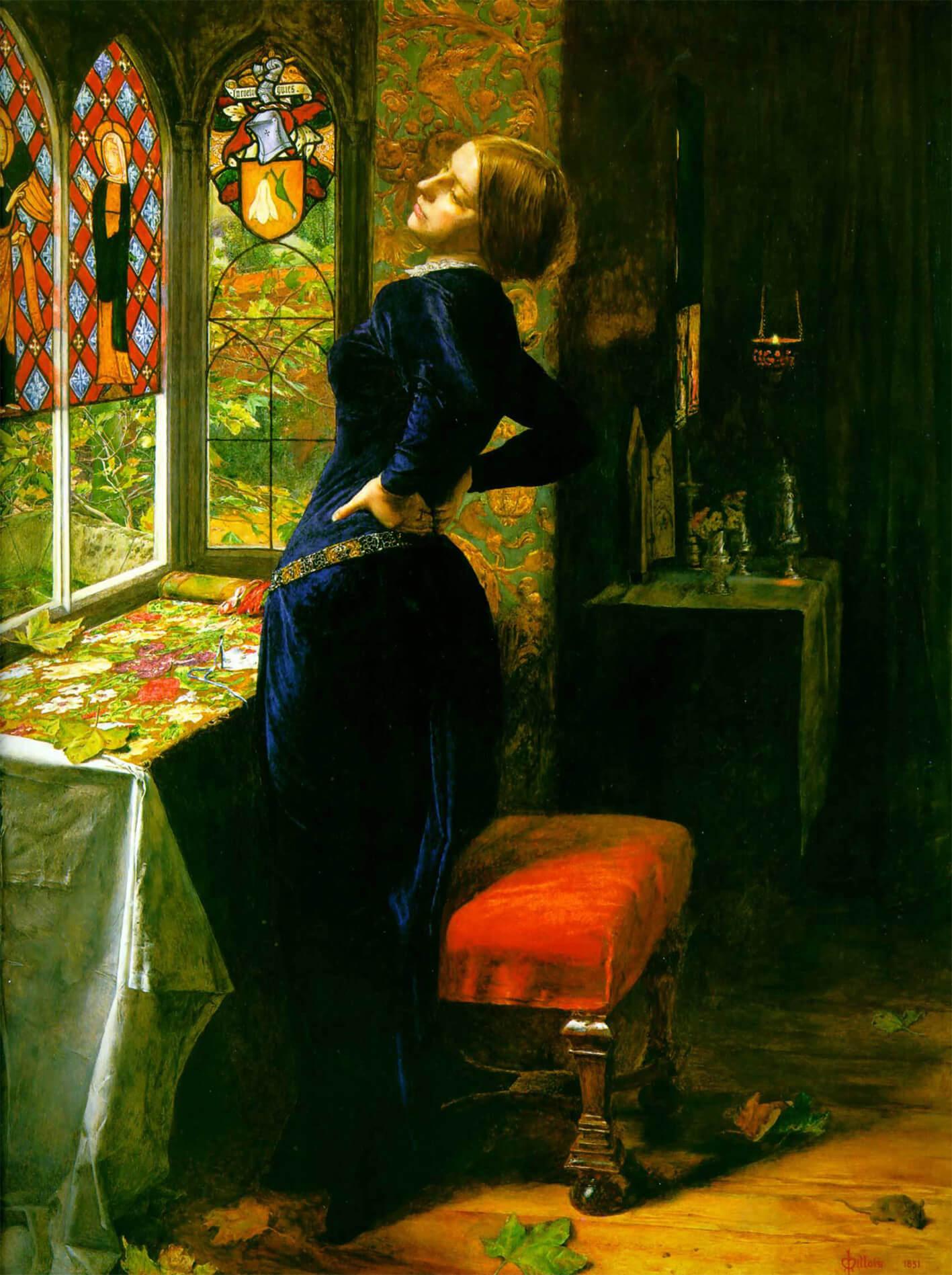 Obrazek John Everett Millais – Mariana 2