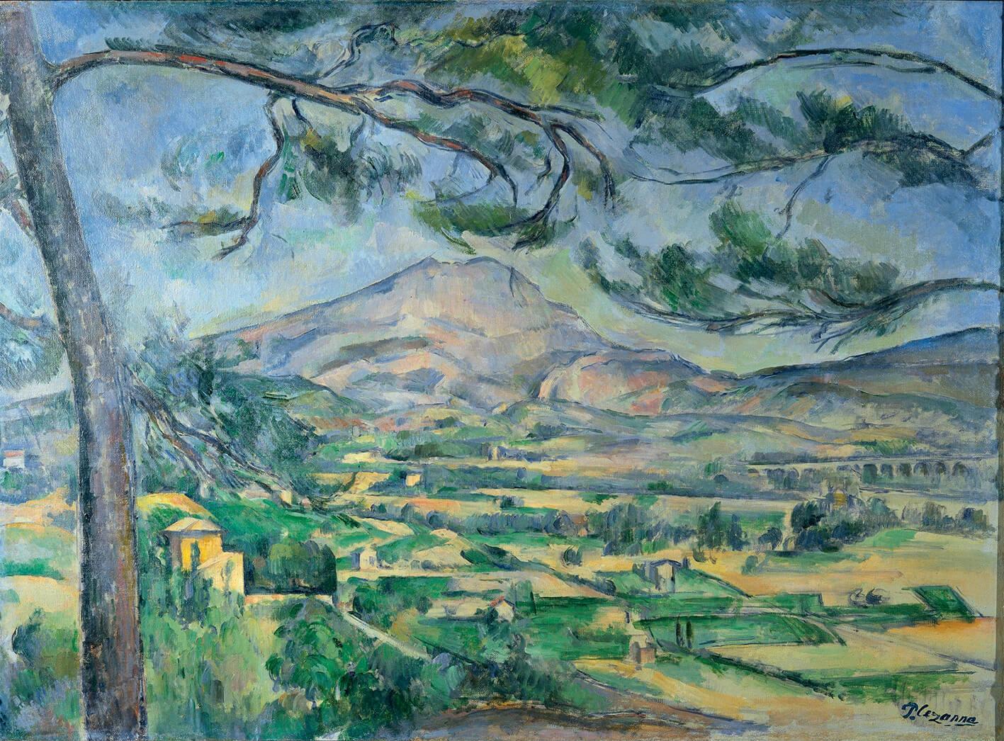 Bild Paul Cézanne - Mont Saint Victoire 2