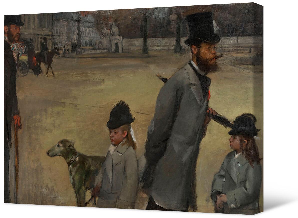 Paveikslėlis Edgaras Degas – „Place de la Concorde“.