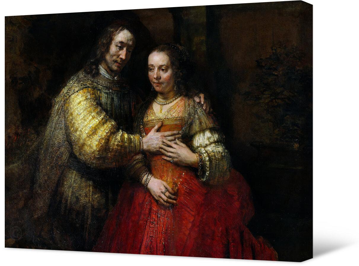 Obrazek Rembrandt – żydowska panna młoda