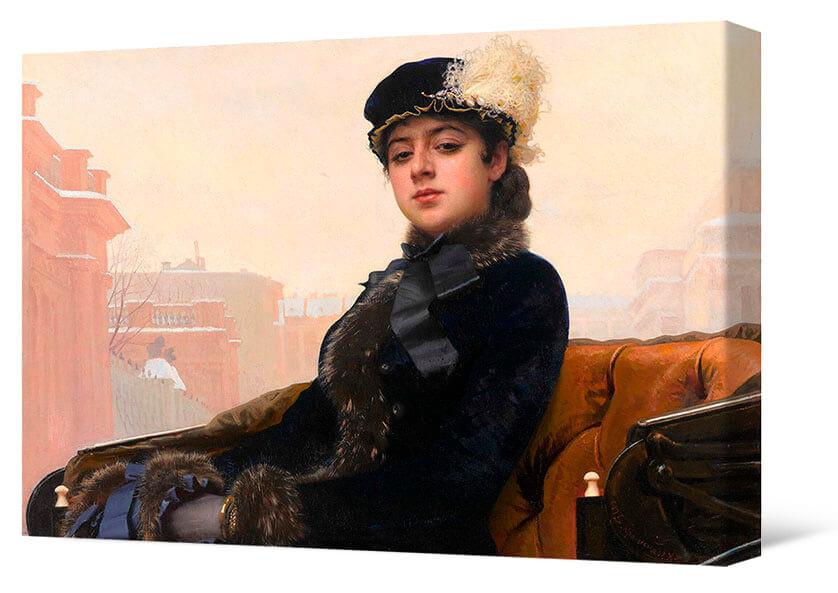Picture Reproductions - Ivan Nikolaevich Kramskoy "Unknown"