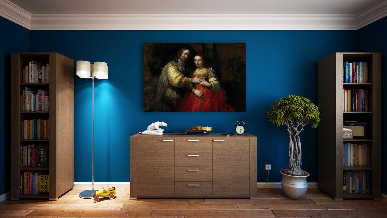 Bilde Rembrants - ebreju līgava 3