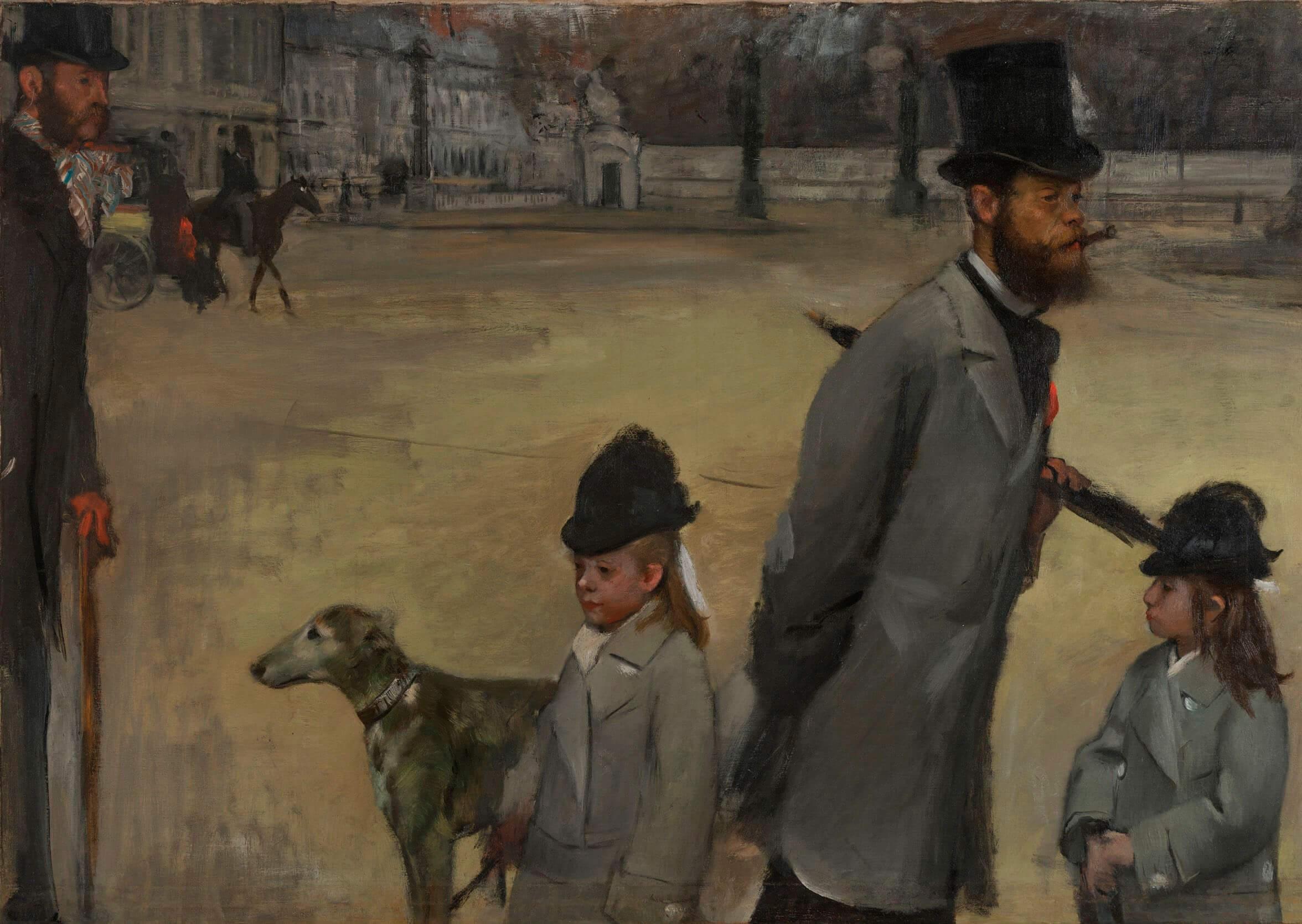Paveikslėlis Edgaras Degas – „Place de la Concorde“. 2
