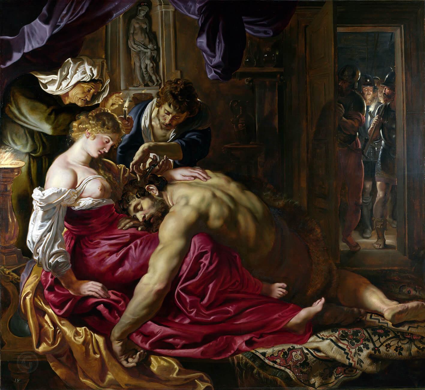 Paveikslėlis Peteris Paulas Rubensas – Samsonas ir Delila 2