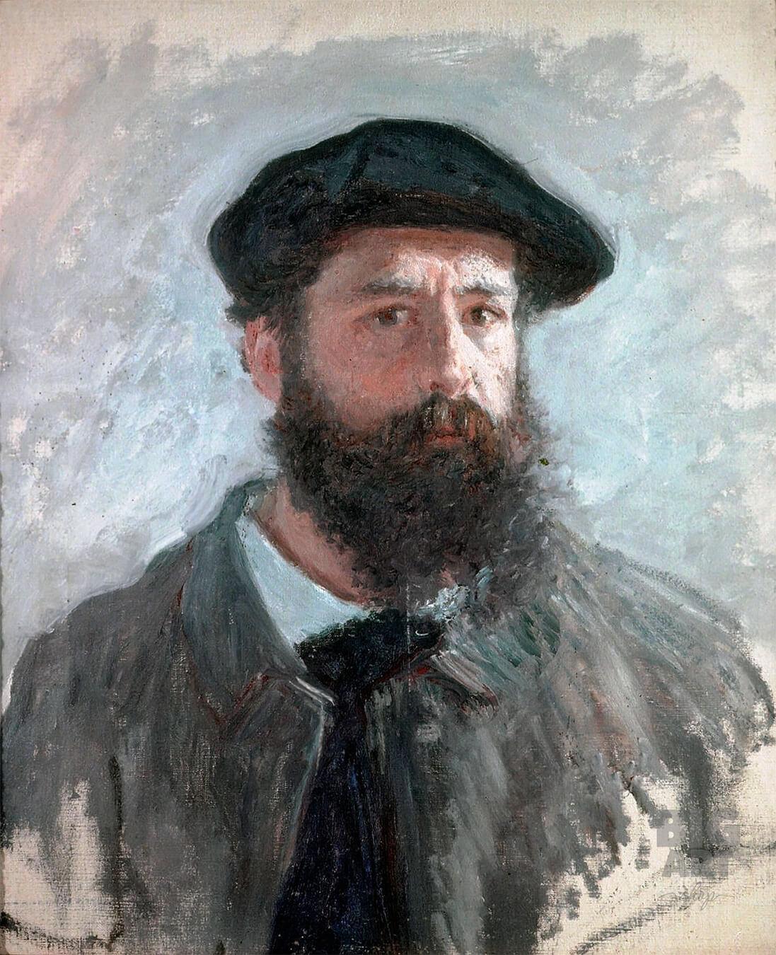 Picture Claude Monet - Self-portrait with beret 2