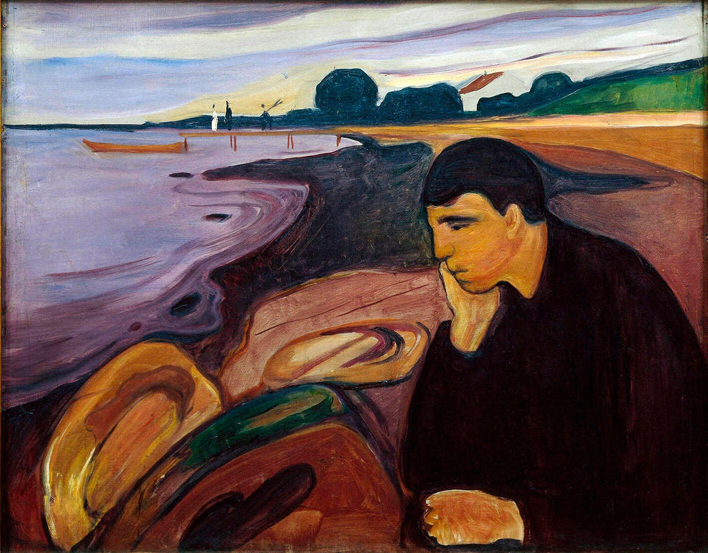 Paveikslėlis Edvardas Munchas – Melancholija 2