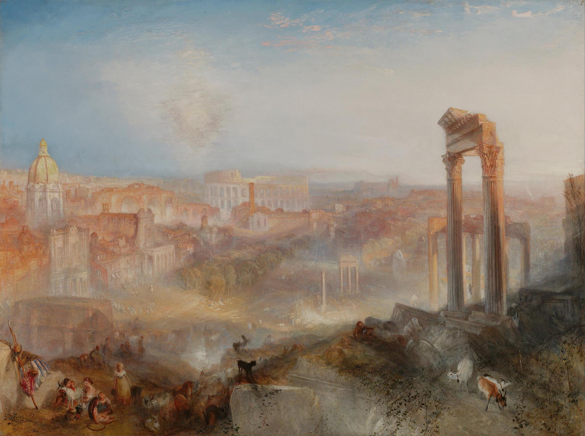 Paveikslėlis Joseph Mallord William Turner - Šiuolaikinė Roma 2