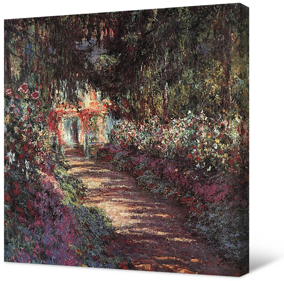 Bild Claude Monet Garten in voller Blüte