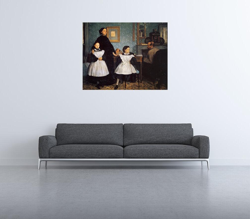 Картинка  Эдгар Дега - Портрет семьи Беллелли 3