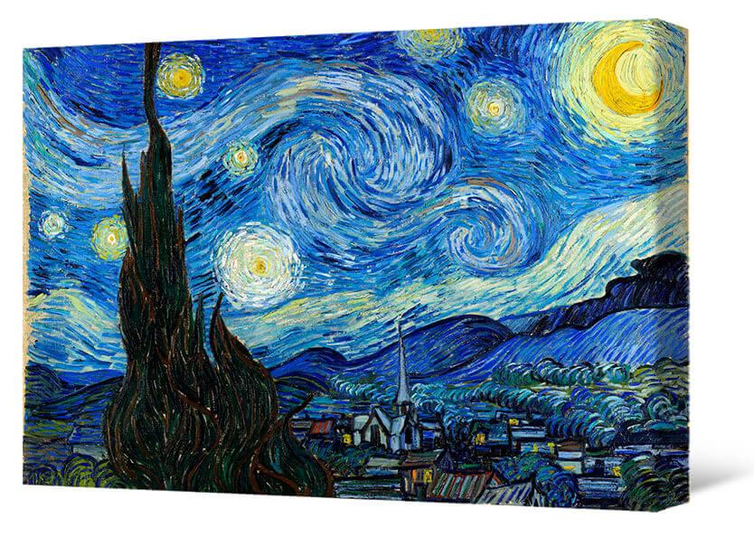 Paveikslėlis Reprodukcijos – Van Gogho „Žvaigždėta naktis“.