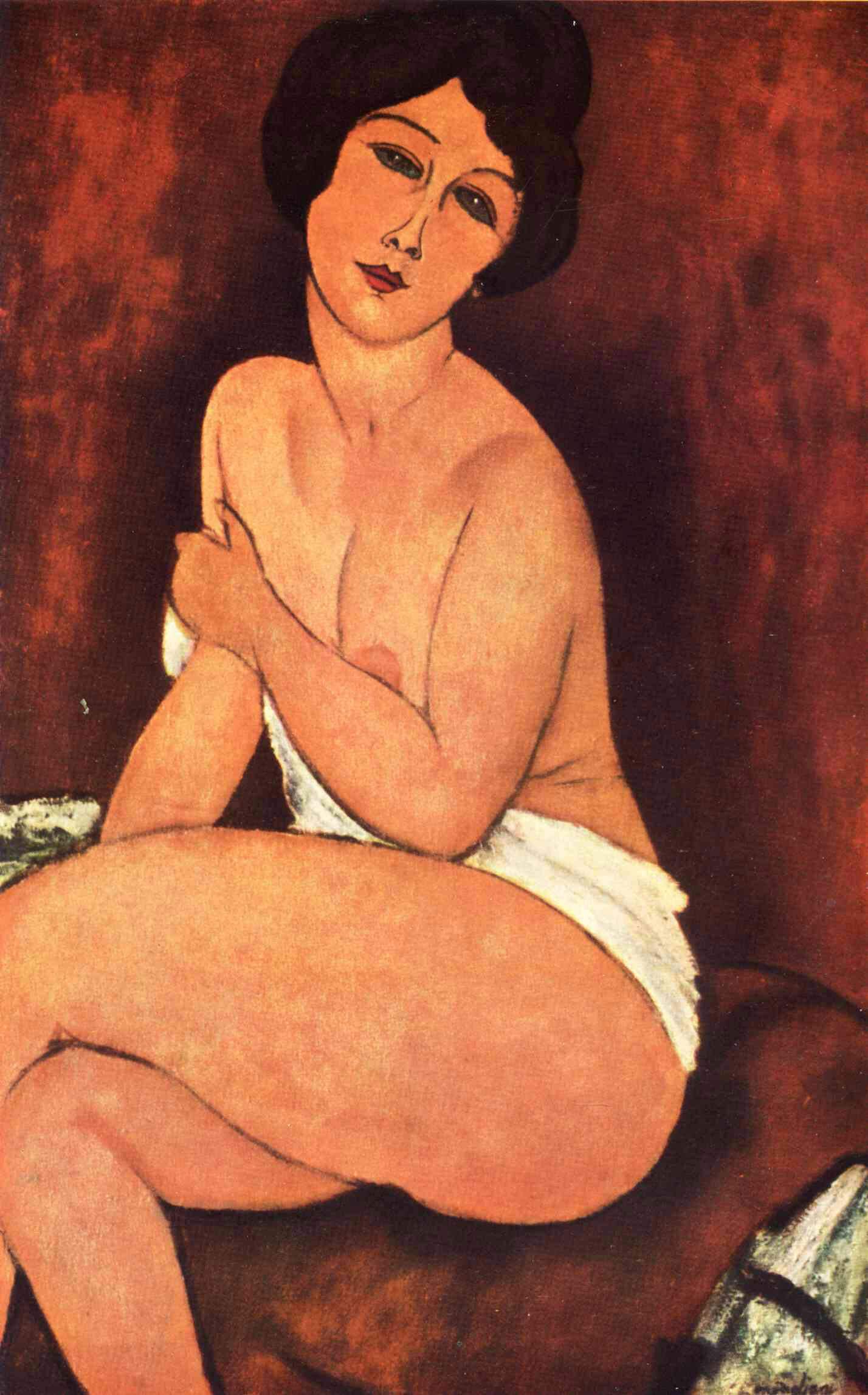 Obrazek Amedeo Modigliani - Akt siedzący 2