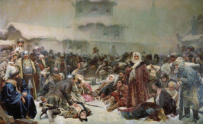Picture Reproductions - Marfa Posadnitsa. Destruction of the Novgorod Vech 3