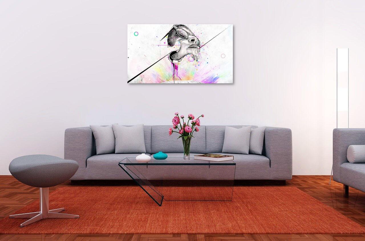 Photo painting on canvas - Girl