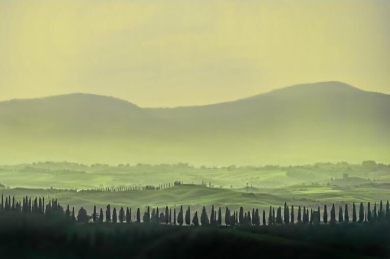 Picture Photo painting on canvas - Tuscany 3