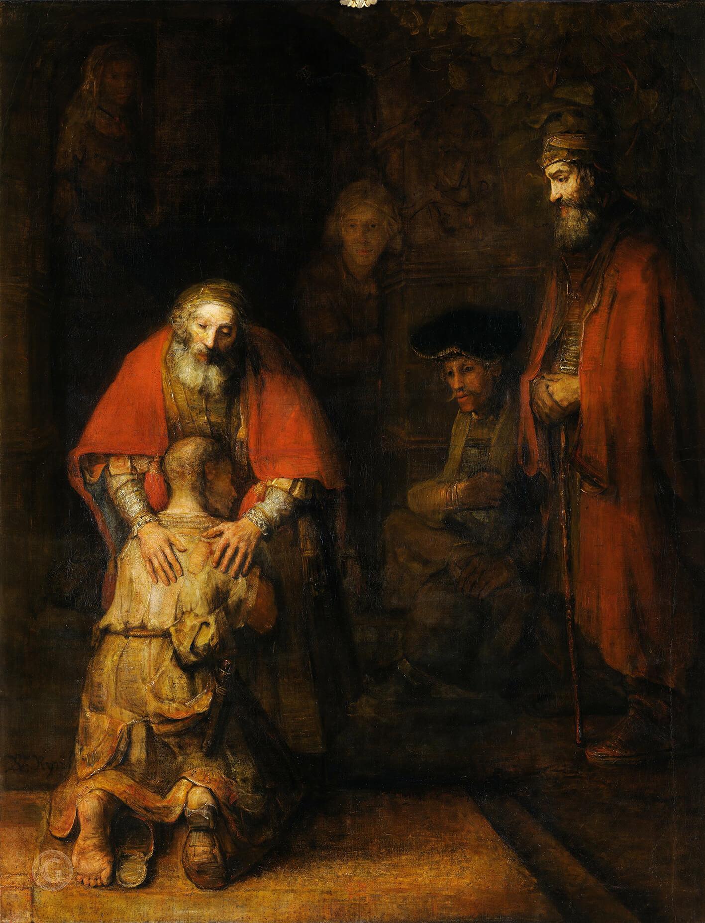 Bilde Rembrandts - Pazudušā dēla atgriešanās 2