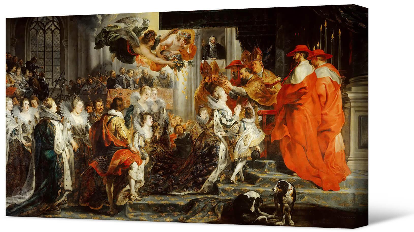 Bilde Pīters Pols Rubenss - Marijas de Mediči kronēšana
