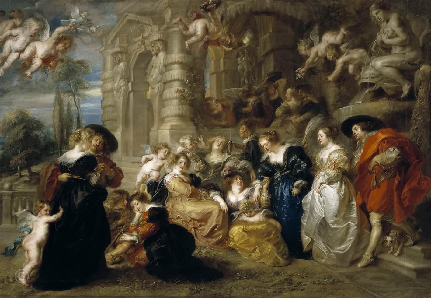 Paveikslėlis Peteris Paulas Rubensas – Meilės sodas 2