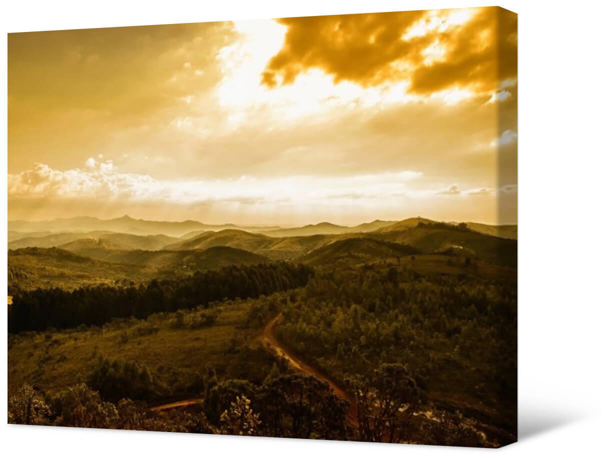Picture Photo painting on canvas - Far Eastern hectare
