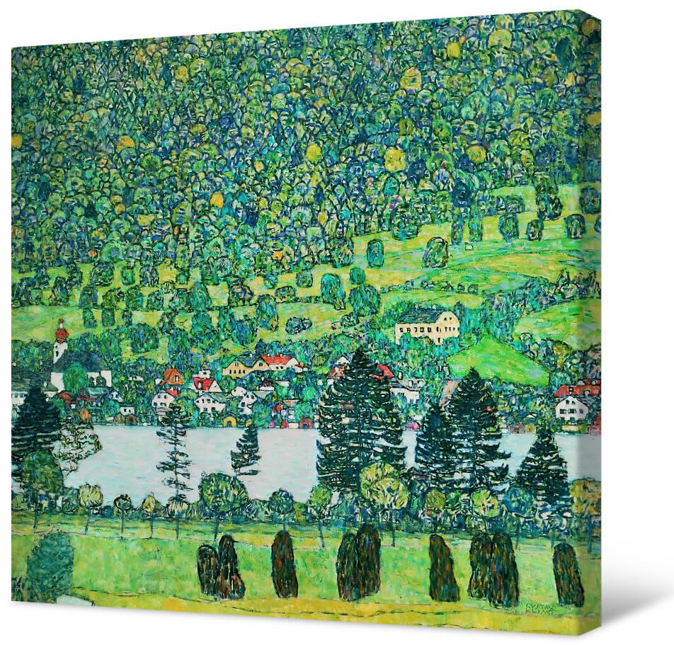 Bild Gustav Klimt - Wald am Hang am Attersee