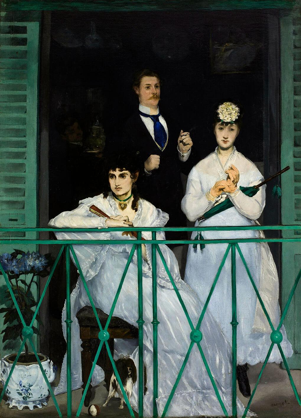 Paveikslėlis Edouard Manet – Balkonas 2