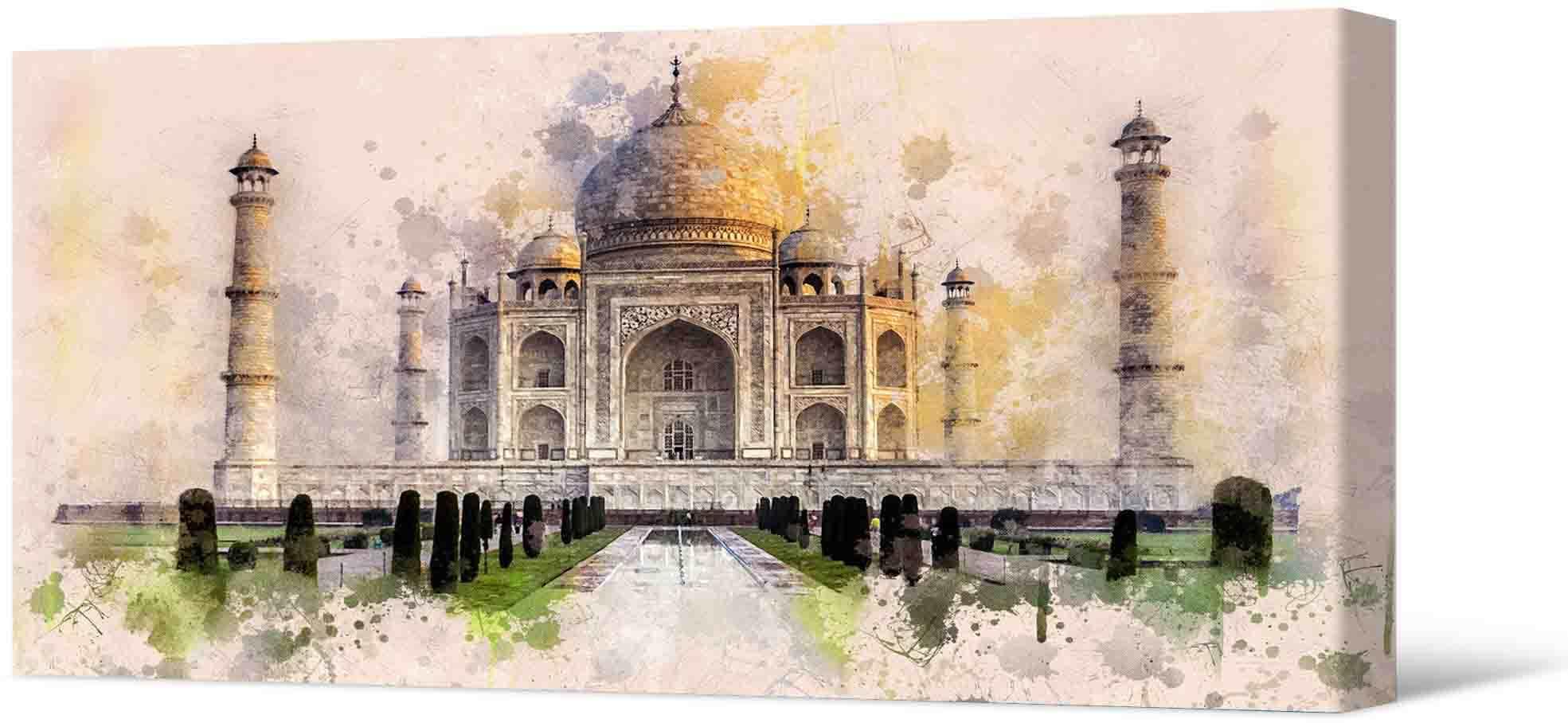 Picture Photo painting on canvas - Magnificent Taj Mahal