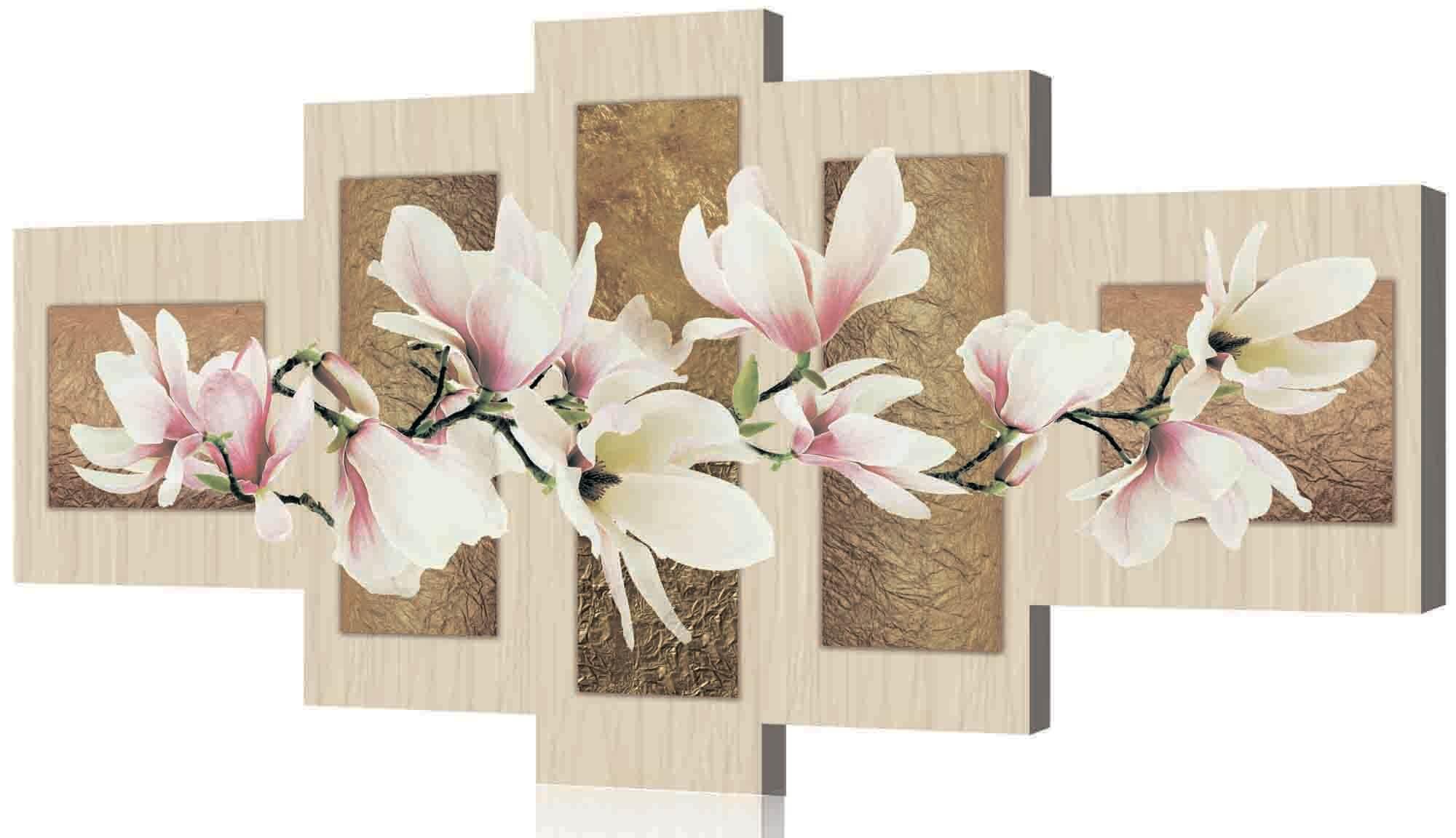 Paveikslėlis Modulinis paveikslas – gležnos gėlės