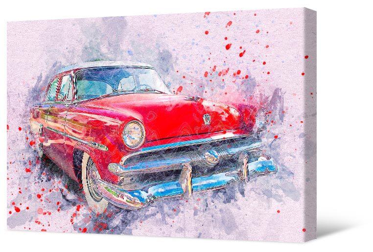 Картинка Красный автомобиль