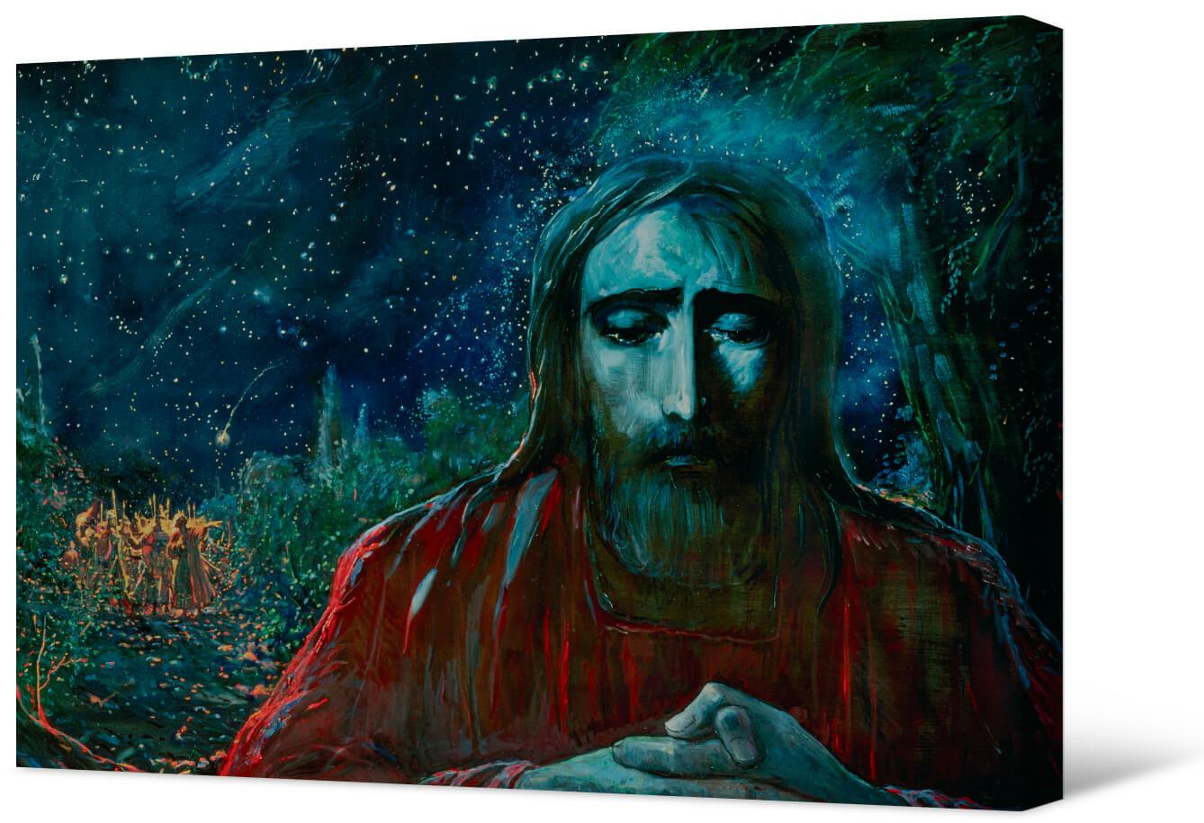 Pilt Ilya Glazunov - Kristo le Getsemane-bɔ me