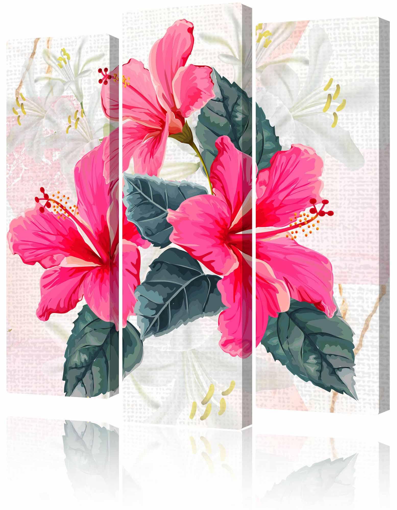 Bild Modulares Bild - drei schöne Lilien