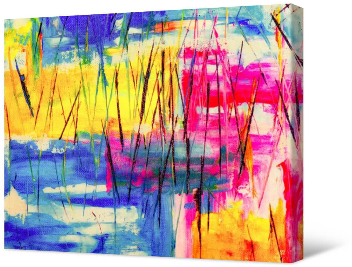 Picture Photo painting on canvas - Abstract painting